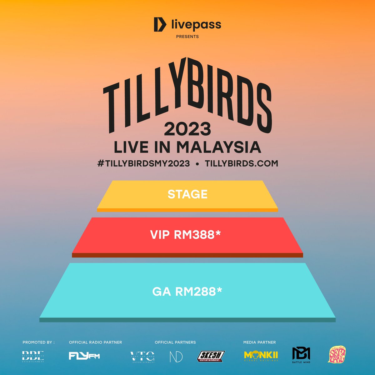 Hello kawan kawan in Malaysia! 🇲🇾

Get ready to soar with us this September! We're bringing the house down at The Exchange Hall on 24 Sep 2023 (Sun), 8pm , and we want YOU to be part of the flock!

(There's more)