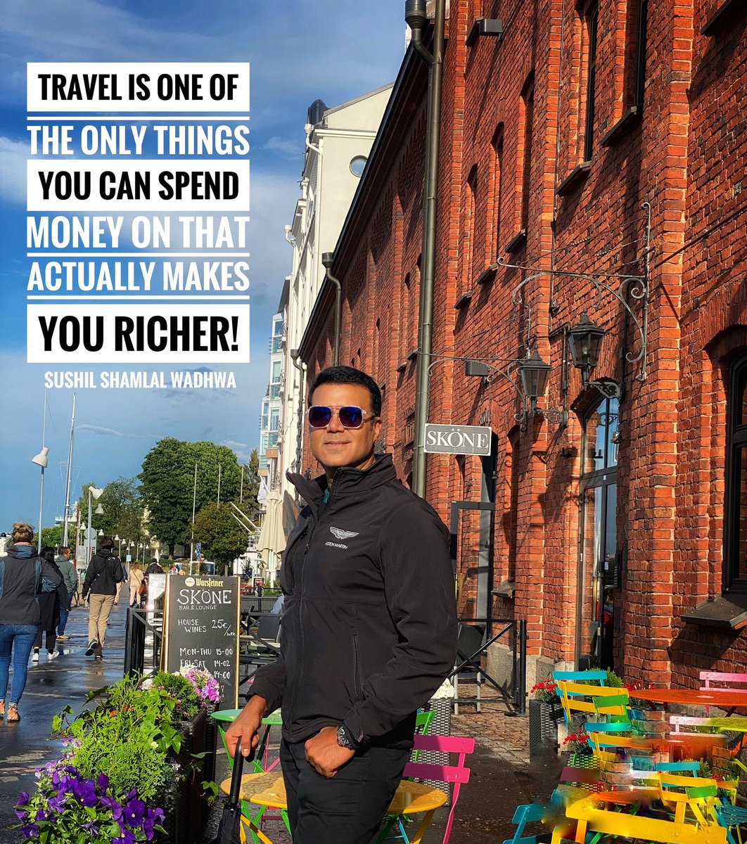 TRAVEL IS ONE OF THE ONLY THINGS YOU CAN SPEND MONEY ON THAT ACTUALLY MAKES YOU RICHER!
#FamilyVacation  @PSExperiences1 
#company #offsite @PWGrroup 
#wedding #celebration @PWeddingWorld 
#PrivateJet #LuxuryYacht #LuxuryRealEstate  @B_Lifestyle2018 
#SushilMedia #CelebratingLife