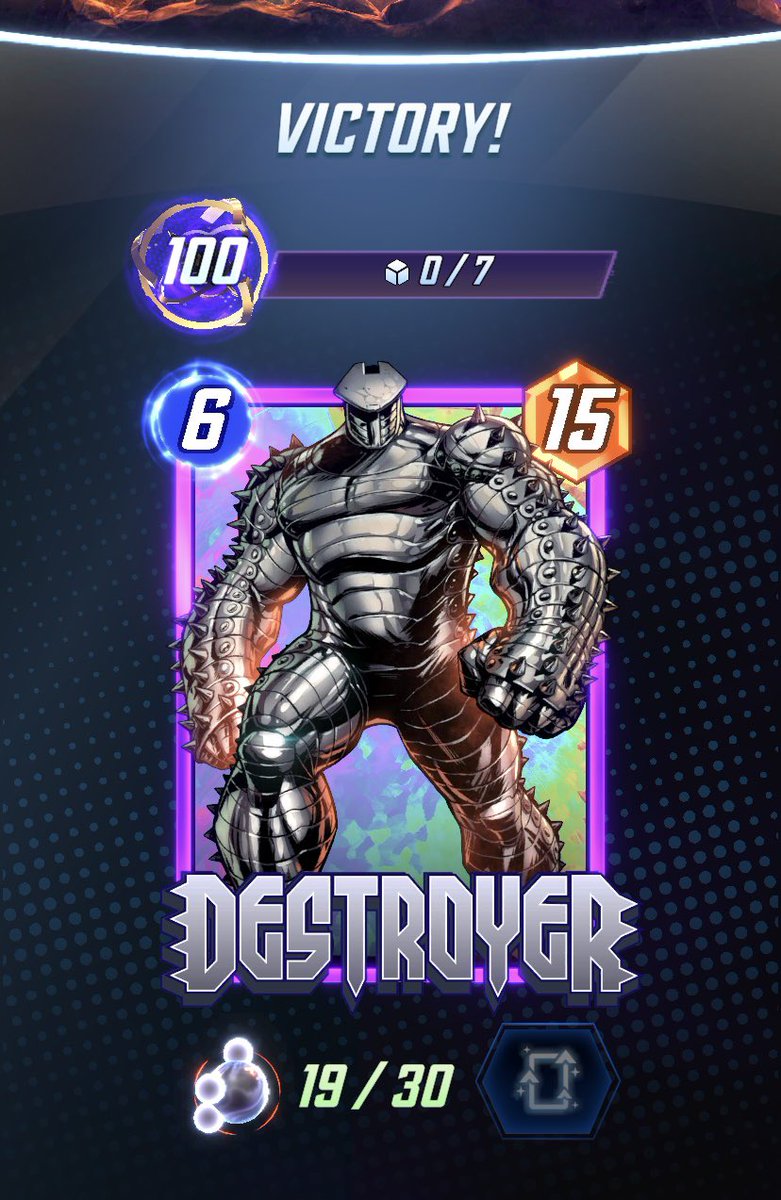 BroodingRogue's tweet image. For the first time in many months of playing #MarvelSnap I hit infinite. This has to be one of the best card games I’ve played.