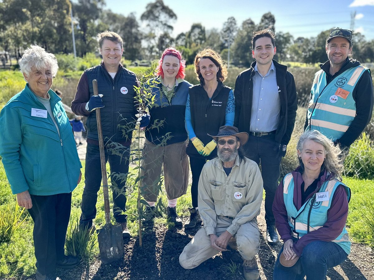 Currently #MelbWest has far less tree canopy cover than the east and south-east, and experiences the greatest urban heat island effect across #MetroMelb. We’re changing this by planting more trees for a cooler, greener west that will reduce temperature & improve air quality.🌳🐸