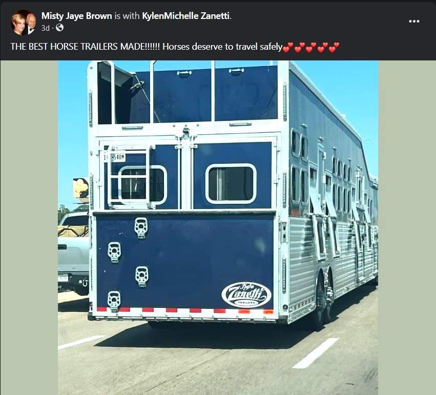KyleTrailers's tweet photo. Thank you for the kind words, Misty! 💕
For a customized trailer, feel free to call us!
☎️ +𝟭 𝟴𝟭𝟳-𝟱𝟵𝟵-𝟯𝟵𝟵𝟯

#kzt #zanetti #trailershop #sales #repair #custombuilttrailer #aftermarket #equiflexflooring #interiordesign #2m https://t.co/erXsbXmTFa