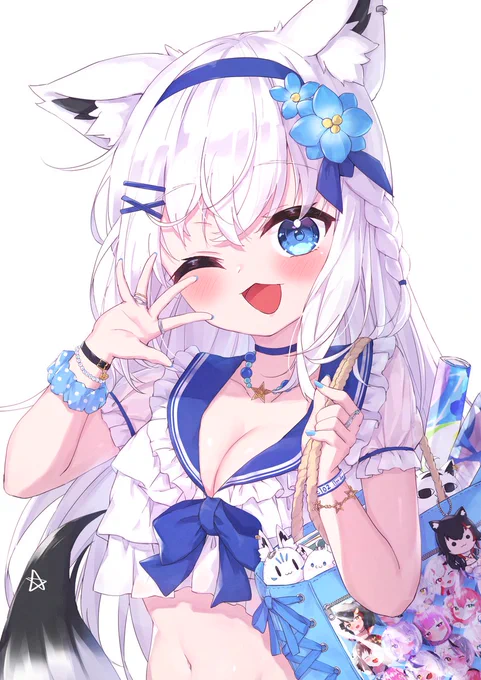 サマーフブキちゃん #絵フブキ