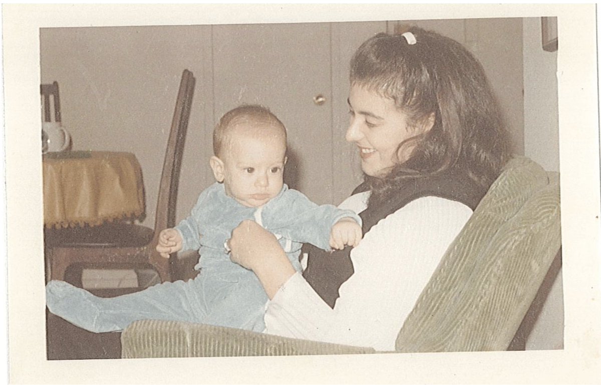 #TBT With Andy, my firstborn, with his focused, corporate lawyer look. One of the world's loveliest babies who became one of the world's loveliest men.