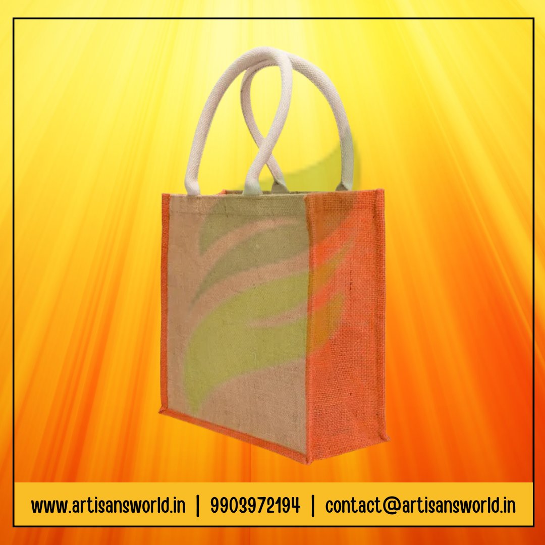 artisansworldin's tweet photo. #shoppingbag made of #natural Jute with #Orange Gusset! 

https://t.co/N1a6iaFiDP

#SundayMorning #SundayFunday #shoppingbag #shoppingonline #Trending #goodmorning #StartupIndia #startups https://t.co/cBlHjBe3B7
