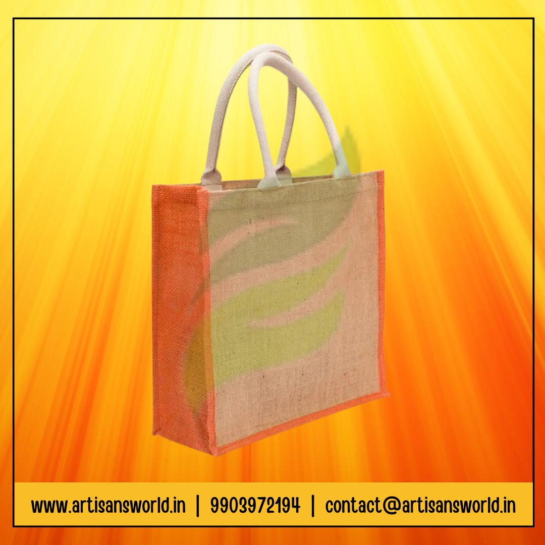 artisansworldin's tweet photo. #shoppingbag made of #natural Jute with #Orange Gusset! 

https://t.co/N1a6iaFiDP

#SundayMorning #SundayFunday #shoppingbag #shoppingonline #Trending #goodmorning #StartupIndia #startups https://t.co/cBlHjBe3B7
