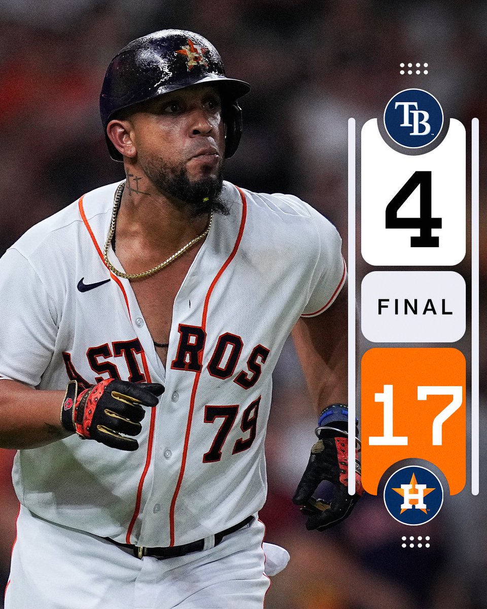 MLB's tweet photo. The @Astros bats provided some Saturday night fireworks. https://t.co/GP57RbASnl