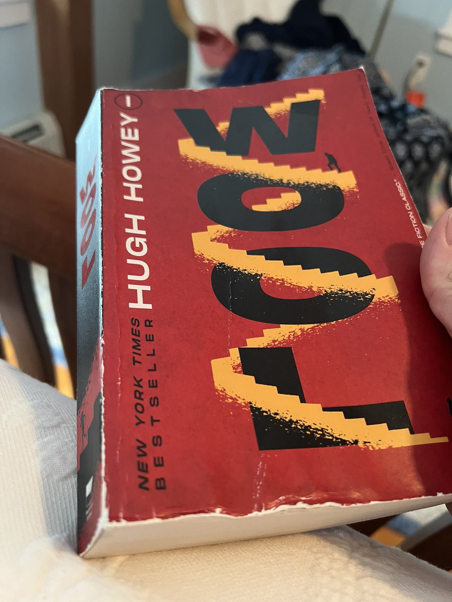 Just finished Book 1 of the Silo trilogy by @hughhowey .  Fantastic work!! Can’t wait to read the rest of the series.  And thanks to <a href="/AppleTV/">Apple TV</a> for making the series / that is how I was clued in.