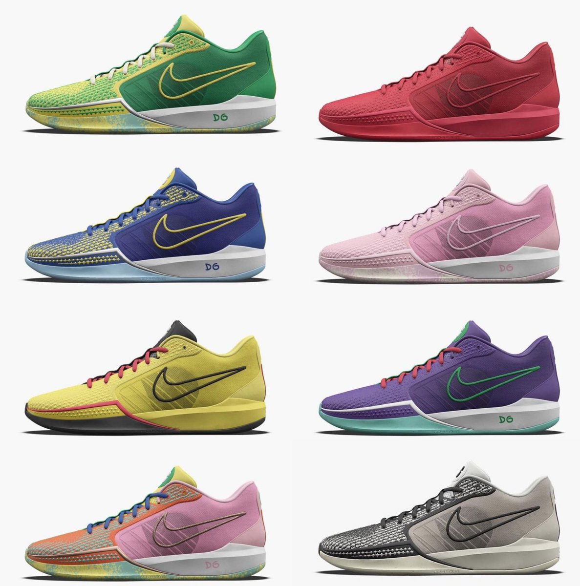 NIKE BY YOU SABRINA 1 みんなはどんな色にするのかな？ ミドリマンは