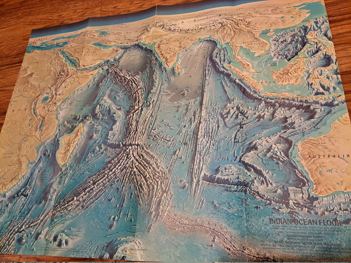 Huber099's tweet photo. One of my new favorite #mapsinthewild from my weekend adventures 😍 Needless to say this one came home with me!

#vintage #natgeo #mapnerd https://t.co/j4hV2OERoM