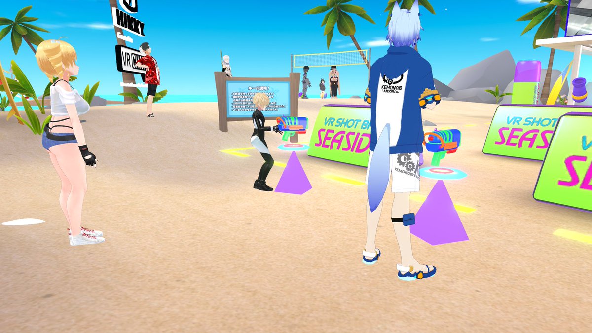 foxface_vr's tweet photo. 2戦ほどバーチャル側で参加させてもらいました
楽しかった~!!
#VketReal #Vket
#VRShotBar https://t.co/wCJ70DEeRM