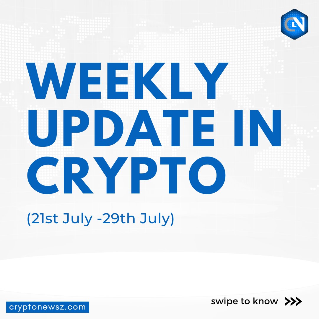 cryptonewsz_'s tweet photo. ๐ Crypto Chronicles: Unraveling the Weekly Wonders of the Cryptoverse!
๐ซ๐น Stay tuned for a rollercoaster ride through the latest market trends and jaw-dropping insights. Don't miss out on the action!
#cryptoweeklyupdate #marketmarvels #eyesonthecharts https://t.co/R7KV0SUgqz
