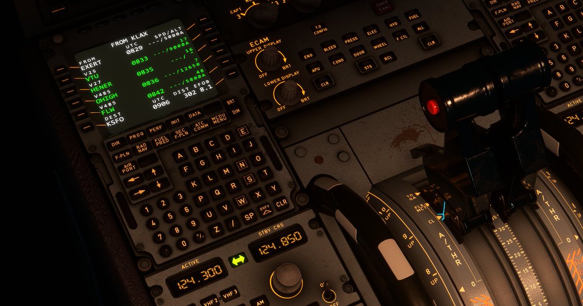IfQj9's tweet photo. LVFRのアドオンが進化しています。最近のアップデートではNavigraph連携や、DESTのEFOBが表示されるようになりました。LVFRのアドオンは、デフォと比較して、サウンドの強化、キャビンの再現（アニメートする乗務員や乗客）、EFBの搭載、その他機能の強化がなされています。＃MSFS2020 #A320 https://t.co/BVTwUOFsJW