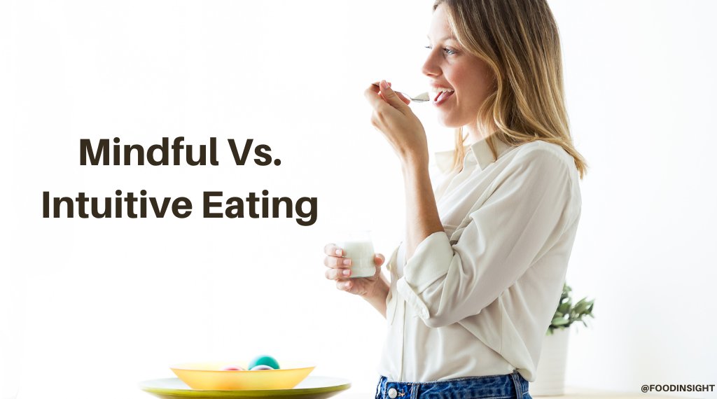 Ever wonder what's the difference between mindful and intuitive eating? We break it down- bit.ly/477TT3u
