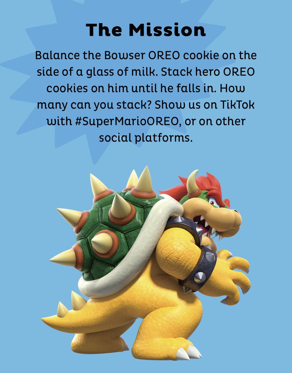 LittGanda4Paro2's tweet photo. @Oreo I did your challenge, are you proud of me? #SuperMarioOREO https://t.co/Xaml8612mj