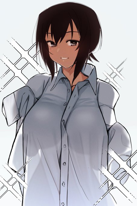 西住まほ✖️彼シャツ 