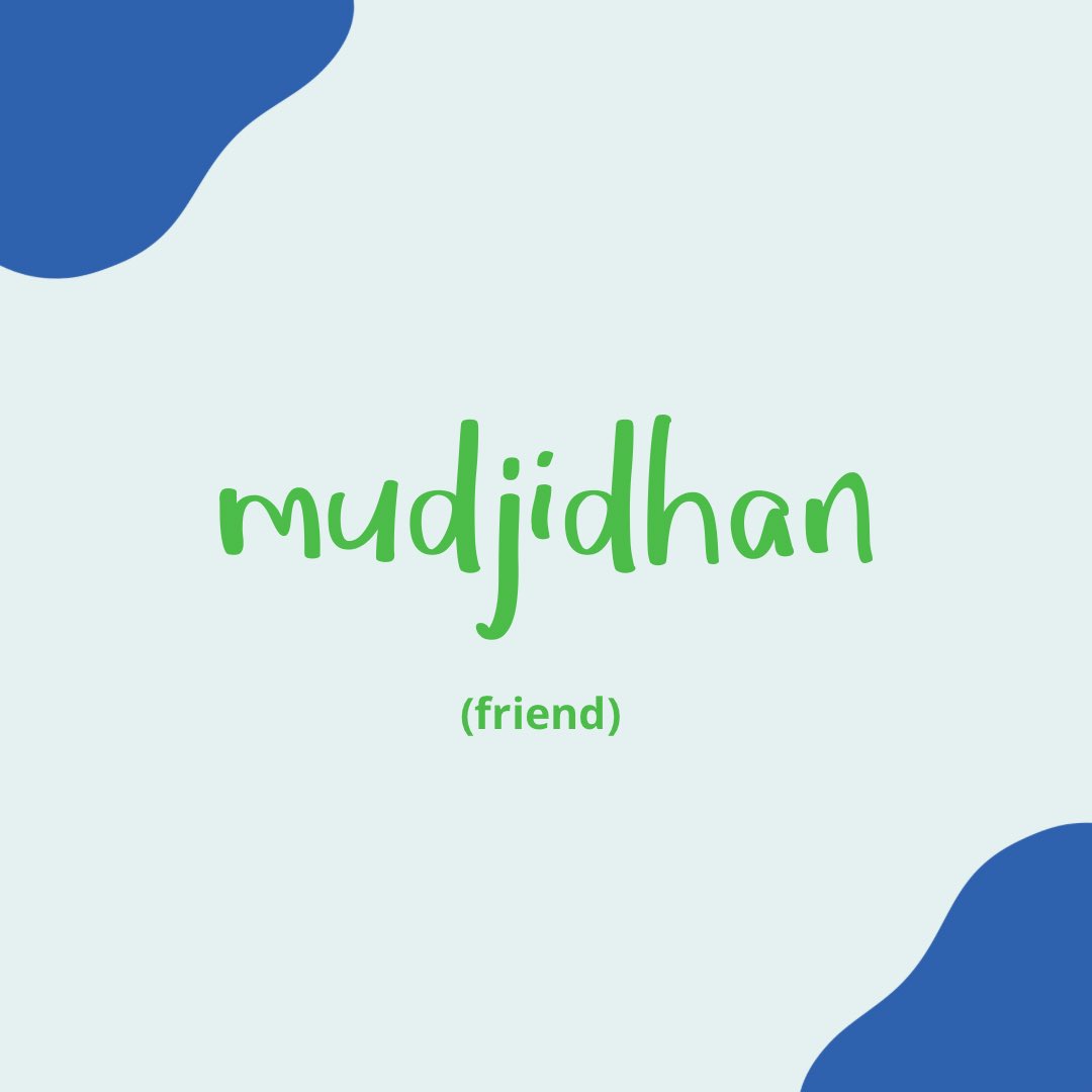 Today is International Friendship Day!!Mudjidhan is the Dharawal term for 'my friend'. You will still hear this term used throughout community. #internationalfriendshipday #dharawal #indigenouslanguages