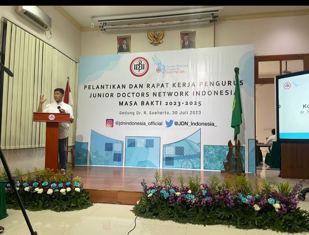 JDN_IDIofficial's tweet photo. Pelantikan dan Rapat Kerja
Pengurus Junior Doctors Network Indonesia Masa Bakti 2023-2025.
Di Rumah Besar @PBIDI 
Gedung Dr. R Soeharto, 30 Juli 2023 https://t.co/zsB7I5y0ou