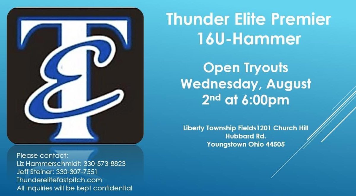 We are looking to add P/C/OF. This team will be a mix of 07/08. Our fall schedule is set. We’re based out of Youngstown. <a href="/TE_FallBall/">TE Fastpitch</a>