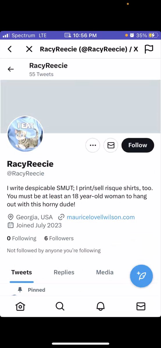 _T3L3PH0N3_'s tweet photo. @RacyReecie Is Creepy and i think he has bad vibes. he creeps me out. get help https://t.co/k3nc02vldb