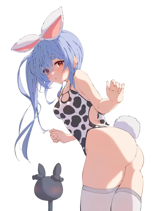え、牛柄水着でASMRを!? #ぺこらーと