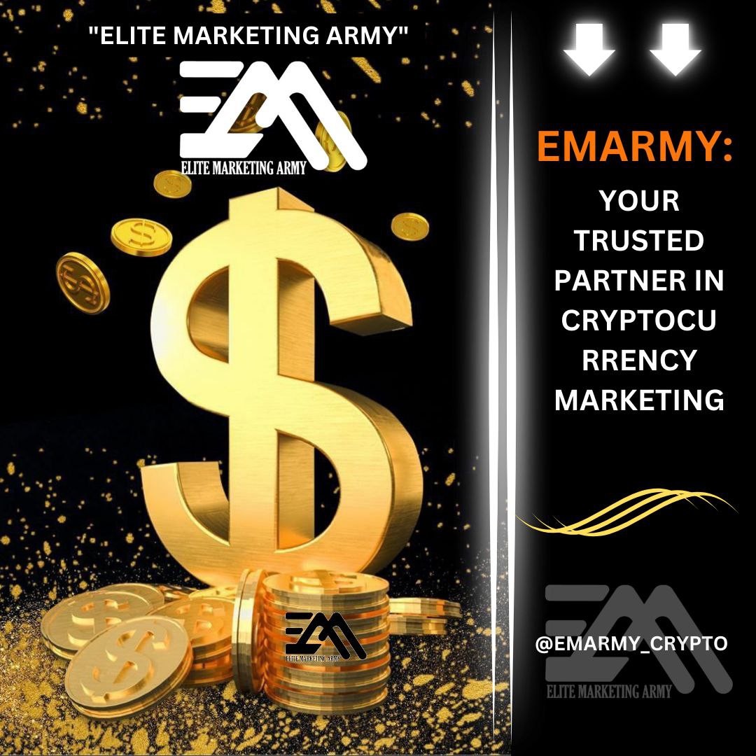 Every successful crypto project needs a solid marketing plan. Partner with Elite Marketing Army to create a winning strategy for your project.

<a href="/EMARMY_CRYPTO/">Elite Marketing Army</a>  

#EliteMarketingArmy #Crypto  #BTC