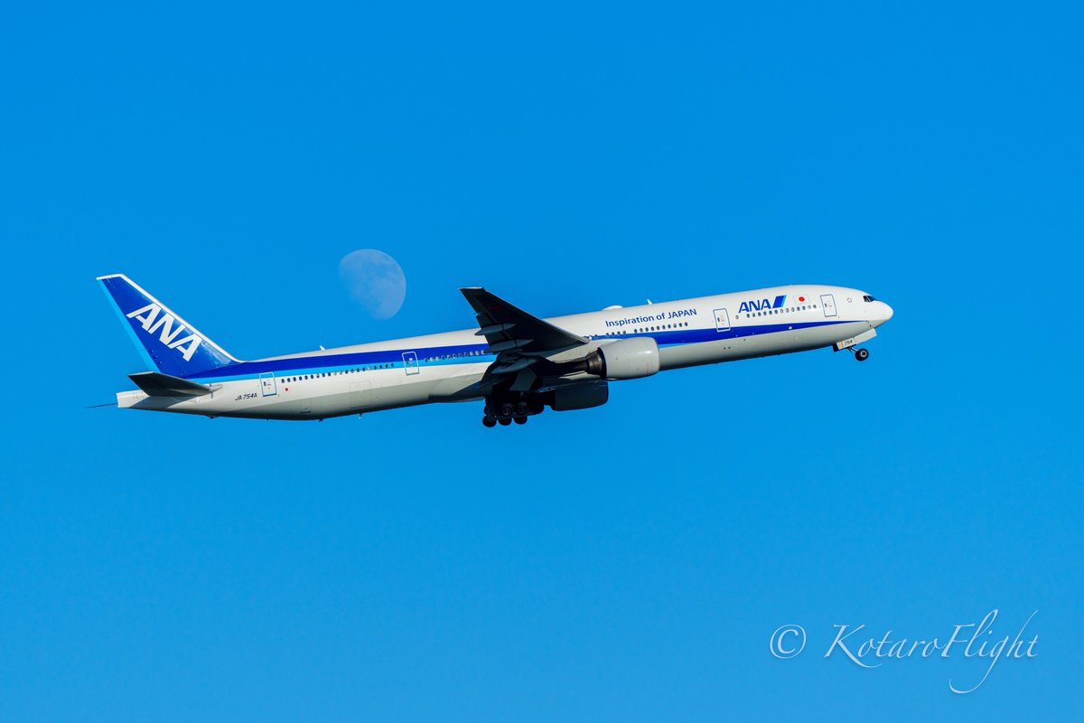KotaroFlight's tweet photo. 月を載せてOKAへいってらっしゃい👋
#Aviation #Photograph #HND #RJTT #RWY22 #羽田 #ANA #NH1095 #B773 #JA754A #kani_filter #ソラマニ_ヒコーキ
🗓2023/07/29✈︎ https://t.co/TL0FcpYPme