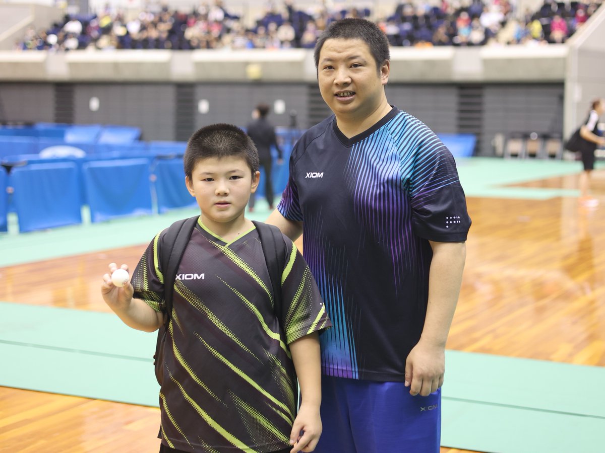 dynamic8220's tweet photo. RT @Rallys_pingpong: 【#全日本ホカバ】
男子バンビの部決勝

〇#姚梓姚（姚JTC）3-0 #尾形栄虎（eスマイル）

姚選手が、嬉しい初優勝を掴みました！👑 https://t.co/XrXGJx7Ok7