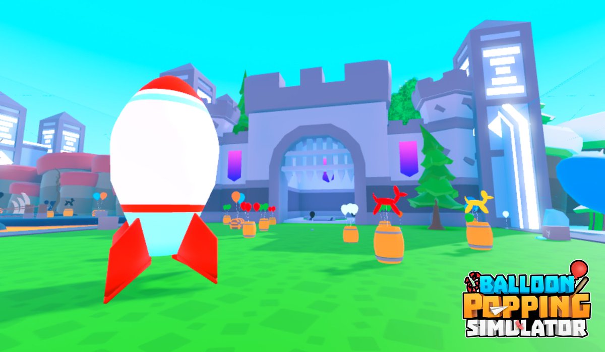 BanditMediaRblx's tweet photo. 👀 | Sneak time!

⚔️ | Do you have what it takes to pop all the balloons? Ranging from small dogs tied to barrels to gigantic rocket balloons! This game has almost every balloon you can imagine!

💘 Likes, RTs, and a Follow are always appreciated!

#RobloxDev #RobloxSim #ROBLOX https://t.co/o8l3Nk5cWM