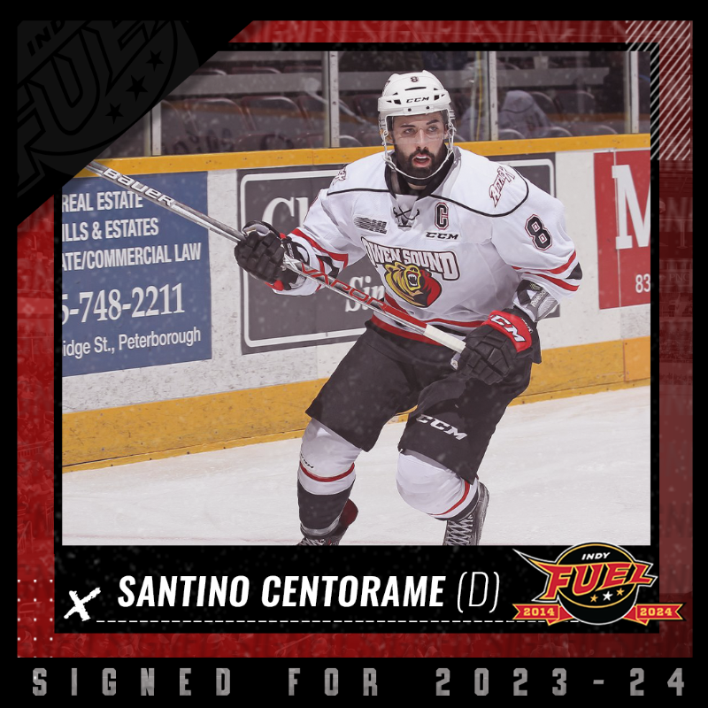 IndyFuel's tweet photo. ⛽️ NEWS 📰:

The Indy Fuel have signed defenseman Santino Centorame for the 2023-24 season.

Welcome to Indy 👋

LEARN MORE 👇