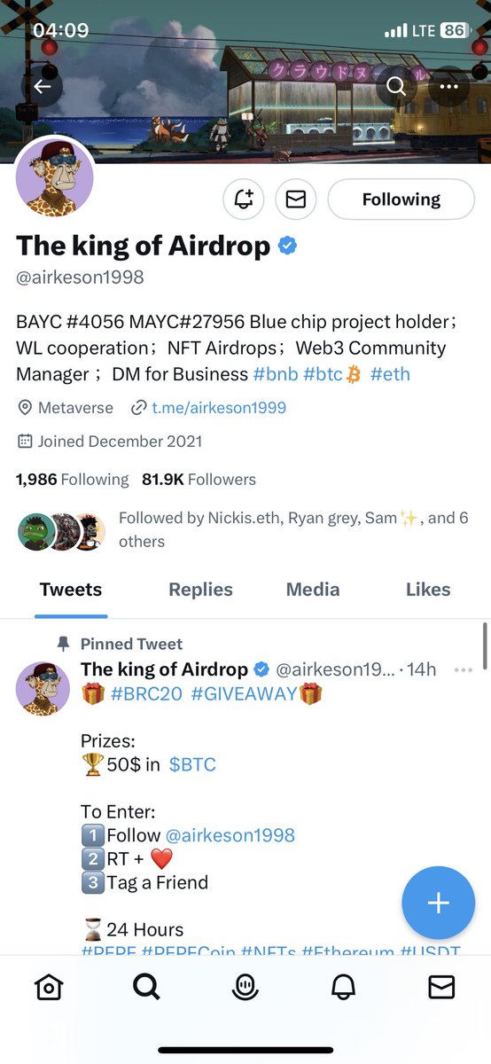 dgreat443's tweet photo. @airkeson1998 @airkeson1998 done all task
Thanks for the opportunity 

0x684B3d8743a86BE3F266240A63ab1b3227b0f3Bd

I’ll be looking forward to get this❤️

@winkid17  @Christo96448412 https://t.co/k7hCea9ZFH