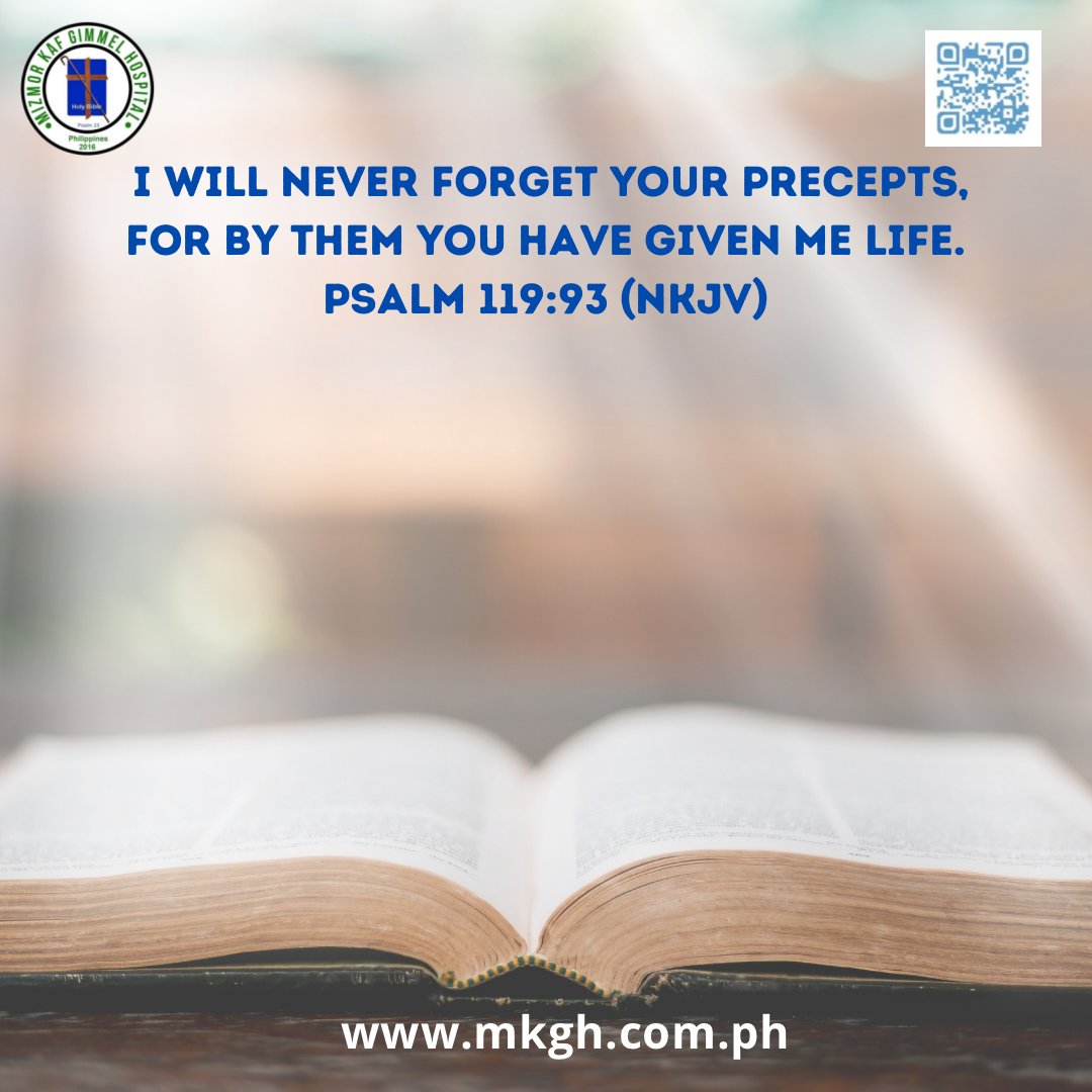 GimmelKaf's tweet photo. God’s Precepts give life.
#TheLordGodTheHealer #JesusHeals #HolySpirit #hope #healing #mizmorkafgimmelhospital #love #life #believe #spiritual #peace #bhfyp #DivineProtection #theLordDelivers #salvation https://t.co/Aiiy38fK2b