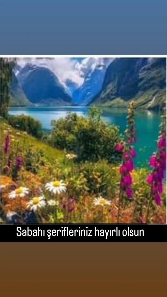 Sabah şerifleriniz hayırlı olsun
