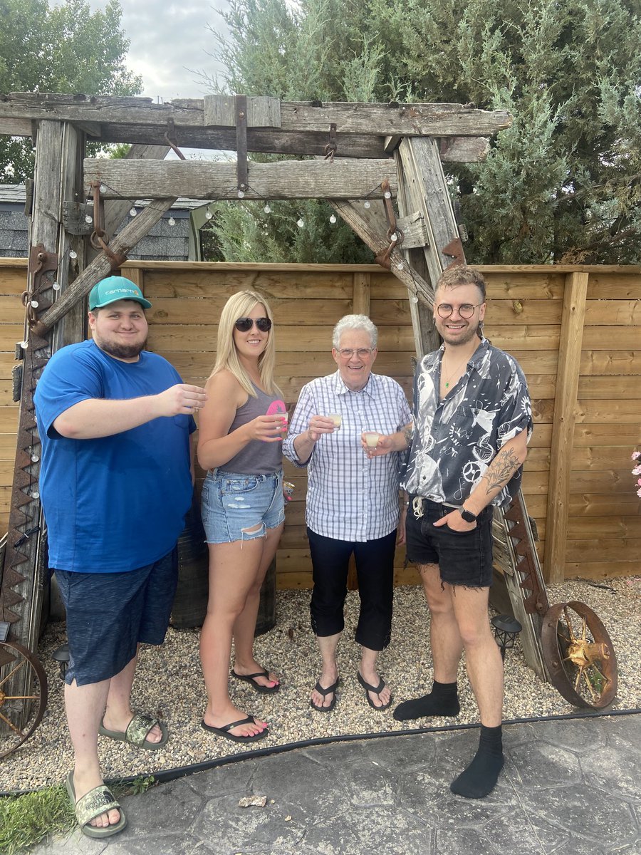 padge65's tweet image. Gramma keeping up the shooter tradition with her grandchildren #onceayear