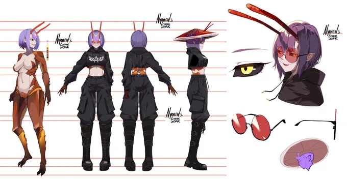 Character design request work from @/ whitexxghost (discord) Thank you for supporting my work