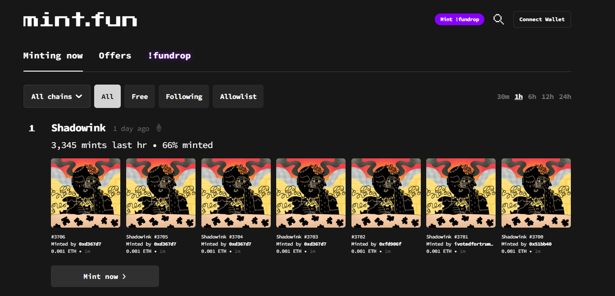 Shadowink | Mint Now tweet media