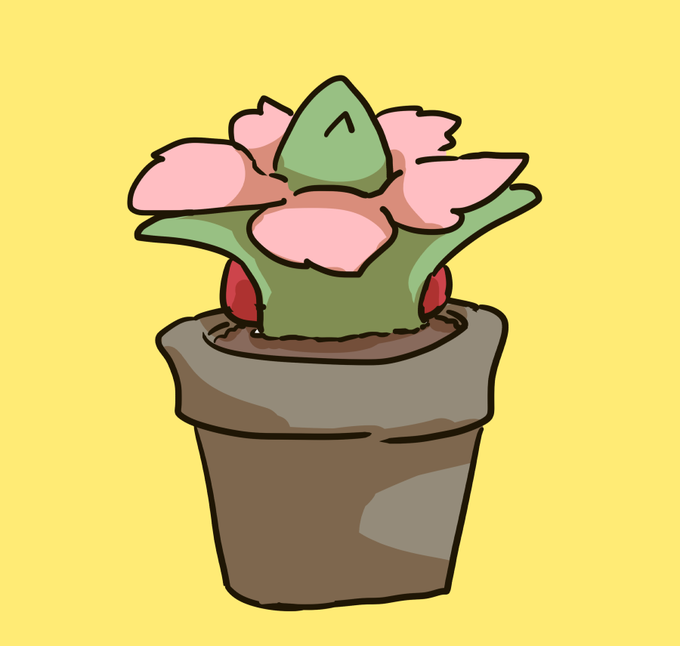 「flower pot pink flower」 illustration images(Latest)