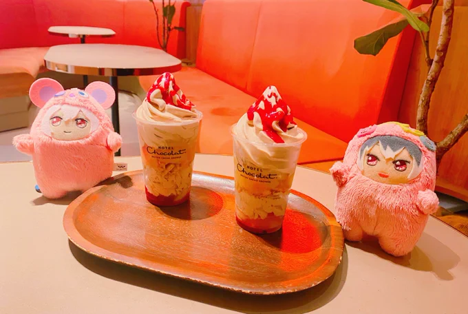 記念すべきムビナナ20回目の後にキメモモパフェおいしかったー!