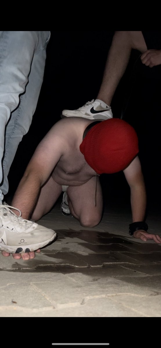 Guess what he had to lick from the ground? 😋 

#domination #humiliation
by <a href="/MasterJon15/">Master Jon</a> &amp; <a href="/masterjakson15/">MasterJakson</a> 

DM if you want to suffer for us. 😈