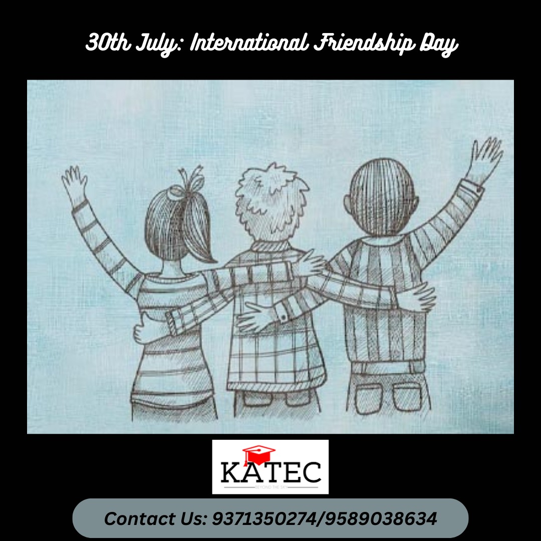 30th July: International Friendship Day

#friendshipday #friendsforever #friendshipdayspecial #aptitute #softskillstraining #punecity #mbacoaching #mbaentrance #bbaentrance #mbacolleges #gktoday #currentaffairs #currentaffairsquiz #currentaffairslatest #katec #amitkshirsagar