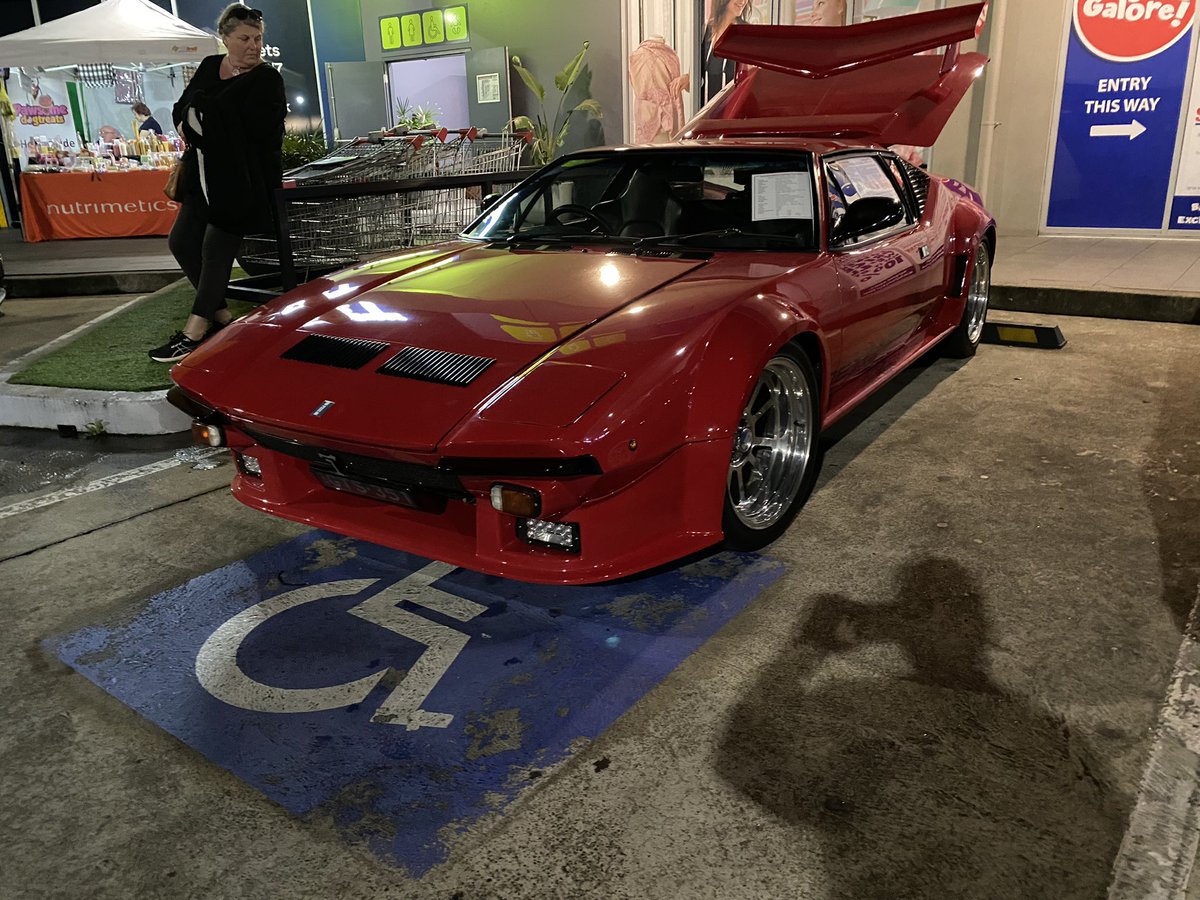 1976 Detomaso Pantera GTS - stunning example of an exotic supercar #Supercars #detomaso #pantera #exoticcars #sportscars