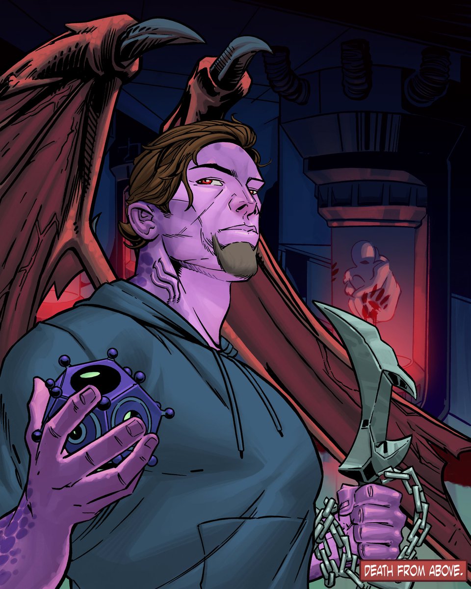 <a href="/HV_Origins/">Mark McKenna's Heroes & Villains (NFT, P2E)</a> #69, a specter in the lab's sterile halls. Merfolk villain, with a Chain Dagger's deadly song, serenades the shadows. Flight, Infernal-born, marks his haunting waltz. In the realm of silence, his dark symphony unfolds.

#hero #villain #nft #p2e #staking #sol