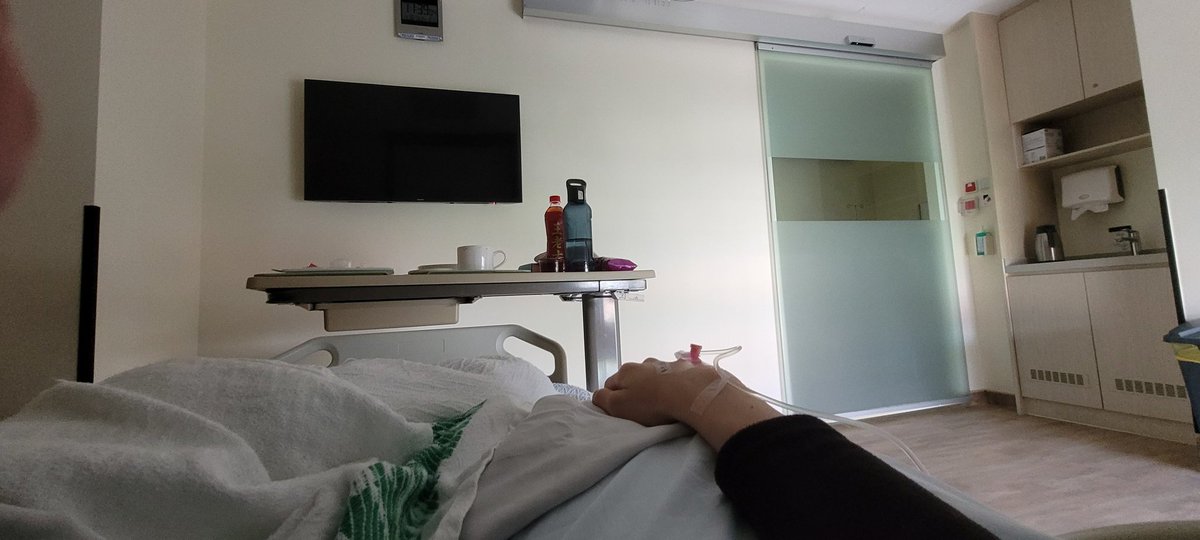 Well, yes in hospital since thursday..