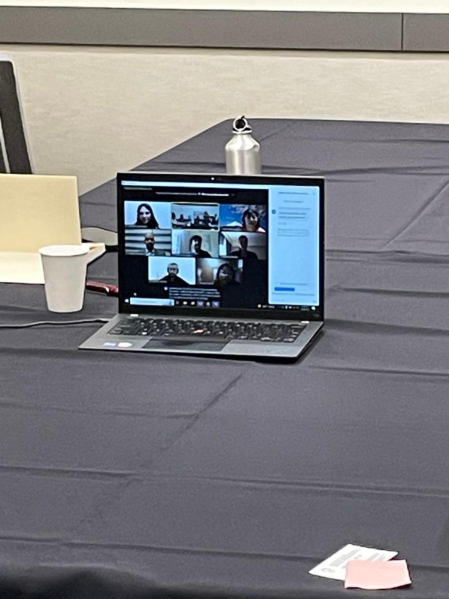 WFMTinfo's tweet photo. The 2023-2026 Council at work in their first meeting. https://t.co/DbwAv0CX2B