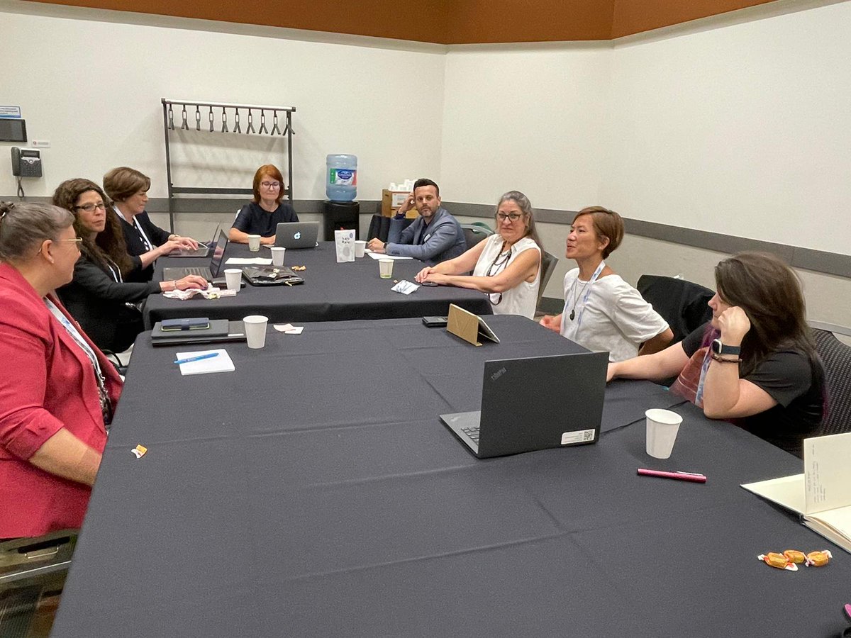 WFMTinfo's tweet photo. The 2023-2026 Council at work in their first meeting. https://t.co/DbwAv0CX2B