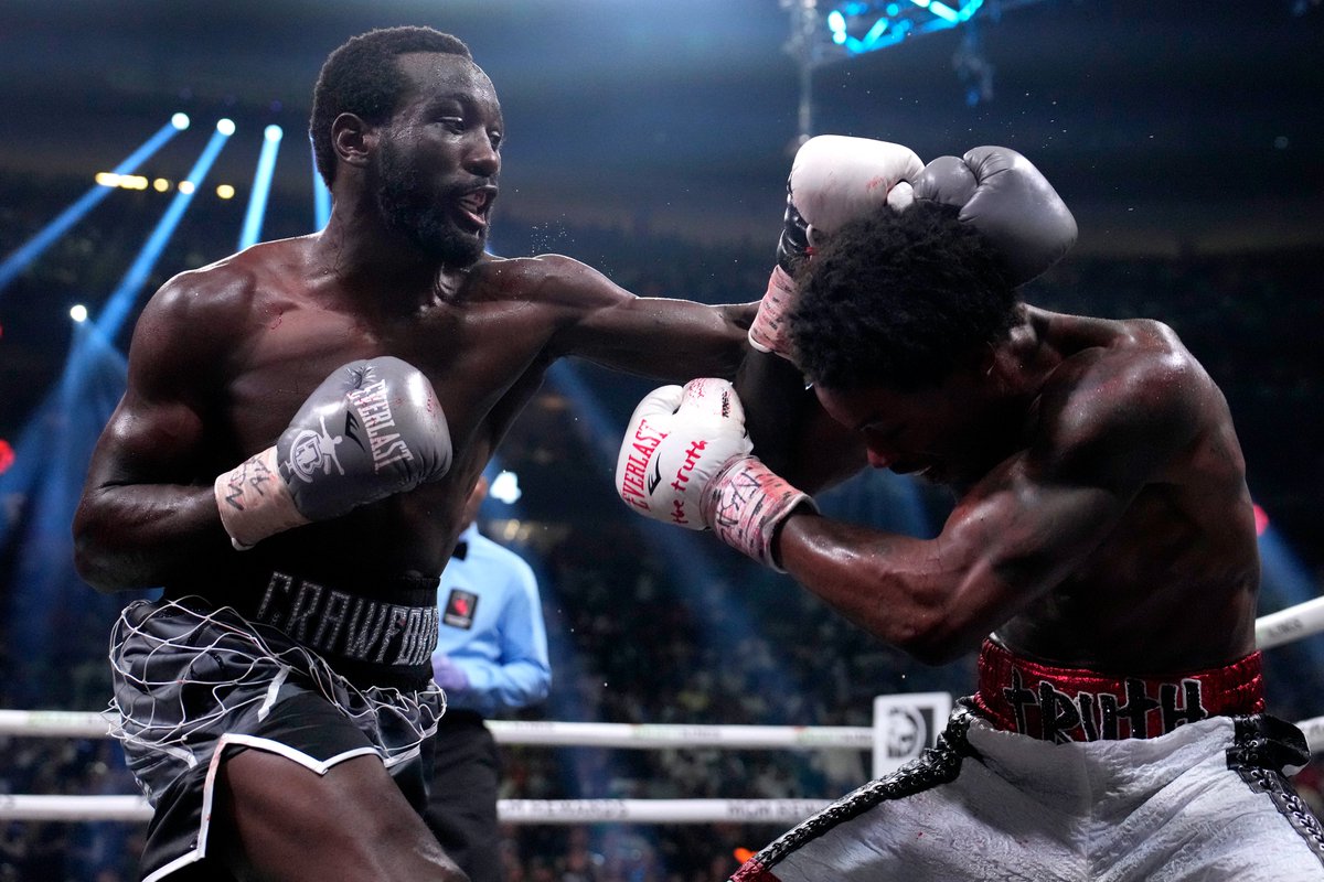 𝗧𝗘𝗥𝗘𝗡𝗖𝗘 𝗕𝗨𝗗 𝗖𝗥𝗔𝗪𝗙𝗢𝗥𝗗 ⭐️

An UNBELIEVABLE performance against Errol Spence Jr.

Crawford ML (-148) ✅