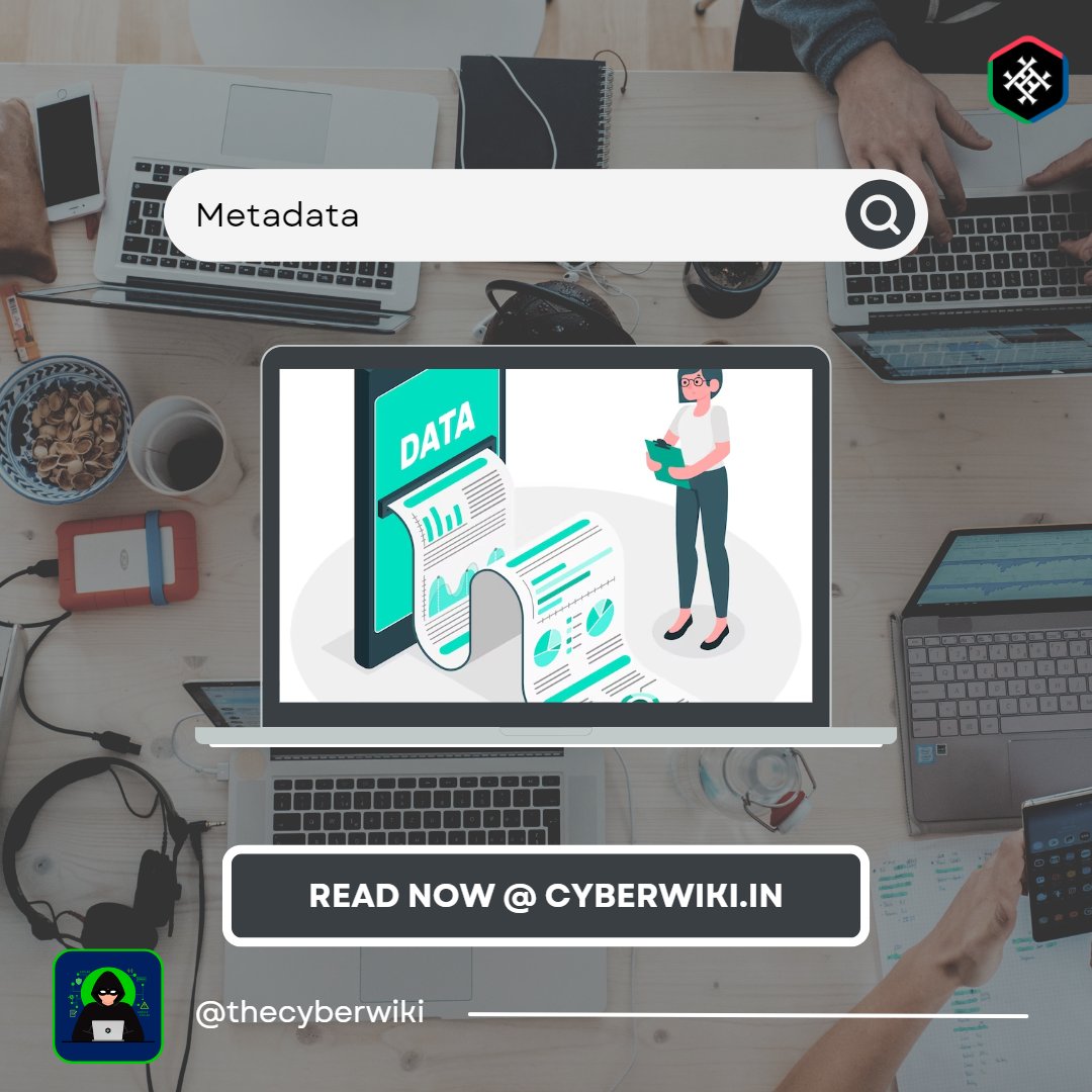 theCyberWiki's tweet photo. Metadata - Explained - 
https://t.co/YdzThw00BR

#CyberWiki #theCyberWiki #HackHunt #Hack #Hacker #Hacking #EthicalHacking #Network #EthicalHacker #Cybersecure #Cybersecurity #Vulnerable #Software #Pentesting #XSS #VAPT #Audit #Forensics #Coding #BugHunting #Metadata https://t.co/VGsKs5n25t
