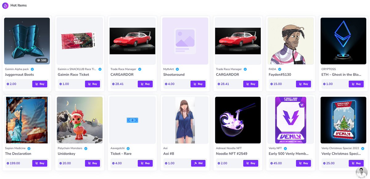 If you don't know what to buy at @Venly_market , then check out these Hot items 🔥 So many interesting things can be found here! ➡️venly.market Hurry up! ⚡️ #VenlyFam #VenlyArmy #Venly @Venly_io #Venly_market @NFTherder