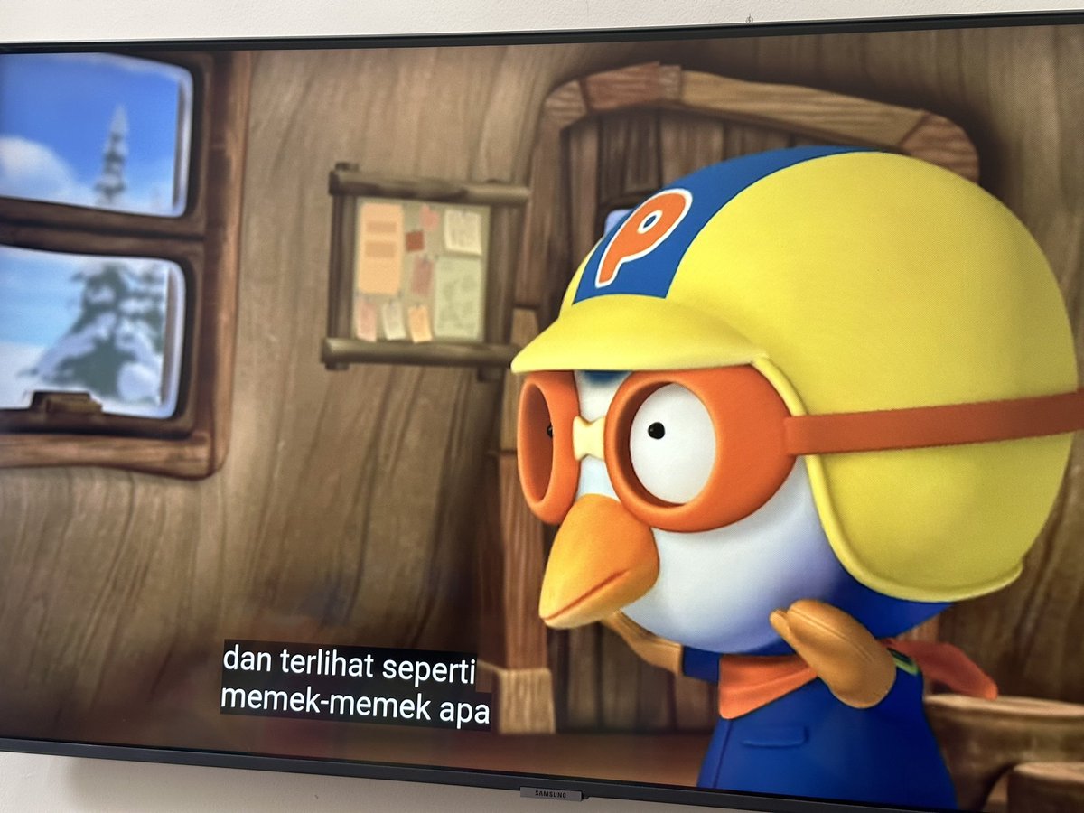 jeanniKNA's tweet photo. Pororo ini kenapa dah 🤣 https://t.co/DXhkQelQjE