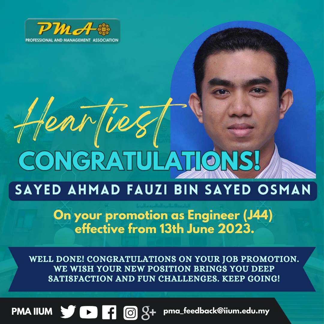 PMAFeedback's tweet photo. Heartiest congratulations to each and every one of you on your new positions! Your hard work, dedication, and perseverance have paid off, and we are proud to see you climb up the ladder of success.

#pmaiium
#togetherweprosper https://t.co/H4xQMnGeVF