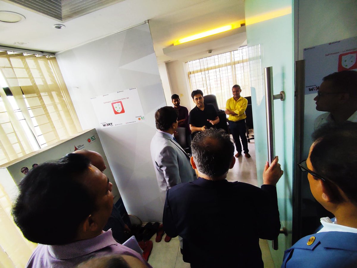WinkyTechLtd's tweet photo. Bangladesh Hi-Tech Park Authority এর সম্মানিত ব্যবস্থাপনা পরিচালক জি এস এম জাফরুল্লাহ, এনডিসি মহোদয়, আমাদের উদ্ভাবনী নিরাপত্তা অ্যাপ Self Protect এবং Winky Tech টিম এর কার্যক্রম পরিদর্শন করেন। 

#ICTDivision #bhtpa #selfprotectapp #winkytech #12apbn https://t.co/jj6WAqOASr